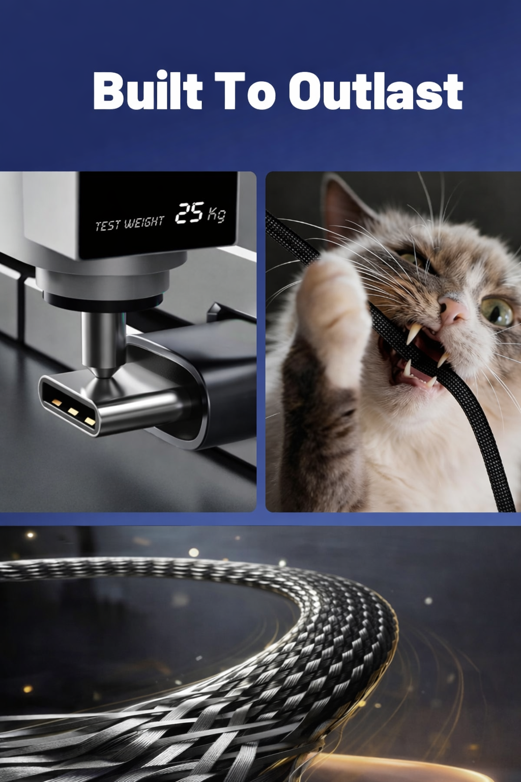 Cablu de încărcare 4 în 1 Tip C